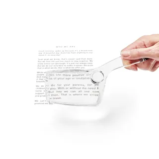 Vergrootglas - hoekig